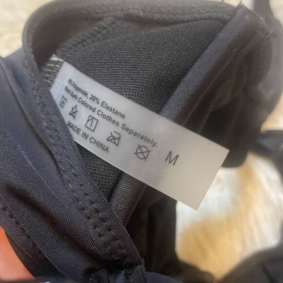 Strappy One Piece Swim Suit Monokini - Picture 3 of 5